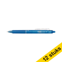 Aanbieding: 12x Pilot Frixion Clicker balpen lichtblauw