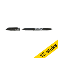 Aanbieding: 12x Pilot balpen Frixion zwart 240076