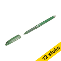 Pilot Aanbieding: 12x Pilot rollerpen Frixion Point groen  240088