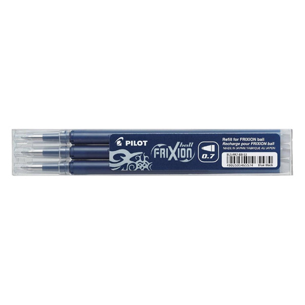 Pilot Frixion balpen navulling blauw-zwart (3 stuks) 465574 506256 405526 - 1