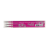 Pilot Frixion balpen navulling roze (3 stuks)