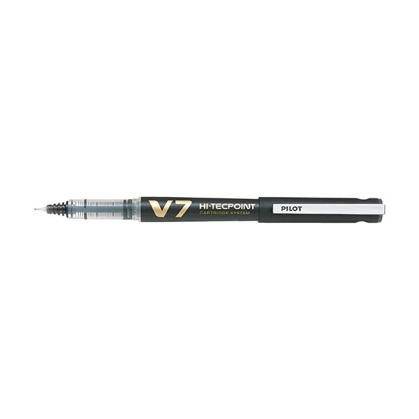 Pilot Hi-Tecpoint V7 rechargeable Begreen rollerpen zwart 279934 - 1