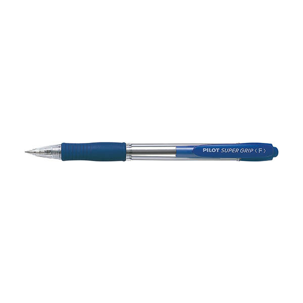 Pilot Super Grip balpen intrekbaar fijn blauw 238428 - 1
