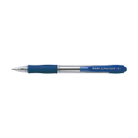 Pilot Super Grip balpen intrekbaar fijn blauw 238428