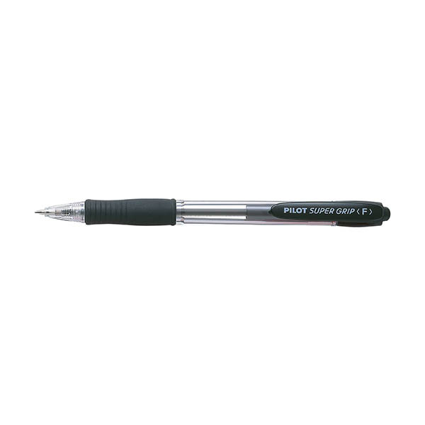 Pilot Super Grip balpen intrekbaar fijn zwart 238429 - 1