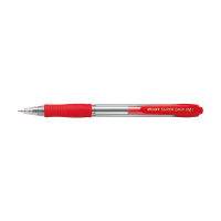Pilot Super Grip balpen intrekbaar medium rood 405511