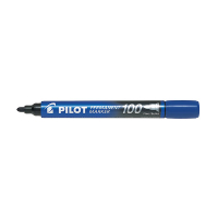 Pilot permanent marker 100 blauw 279939