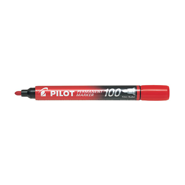 Pilot permanent marker 100 rood 279940 - 1