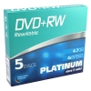 Platinum DVD+RW rewritable 5 stuks in jewel case 100161 090310