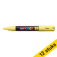 Aanbieding: 12x POSCA PC-1MC verfmarker geel (0,7 - 1 mm conisch) 424293