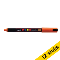 Aanbieding: 12x POSCA PC-1MR verfmarker oranje (0,7 mm rond)