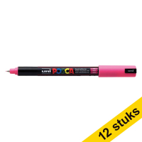 Aanbieding: 12x POSCA PC-1MR verfmarker roze (0,7 mm rond) 424275