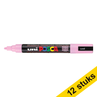 Aanbieding: 12x POSCA PC-5M acrylmarker lichtroze (1,8 - 2,5 mm rond) 424384