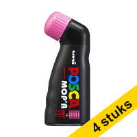 Aanbieding: 4x Posca PCM-22 MOP'R verfmarker roze (3 - 19 mm rond)