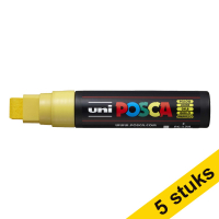 Aanbieding: 5x POSCA PC-17K verfmarker geel (15 mm  recht)