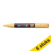 Aanbieding: 6x POSCA PC-1MC acrylmarker abrikoos (0,7 - 1 mm conisch) 424282 - 1