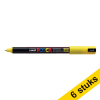 Aanbieding: 6x POSCA PC-1MR acrylmarker geel (0,7 mm rond) 424269 - 1
