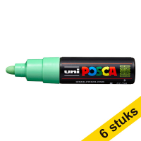 Aanbieding: 6x POSCA PC-7M acrylmarker lichtgroen (4,5 - 5,5 mm rond) 424409