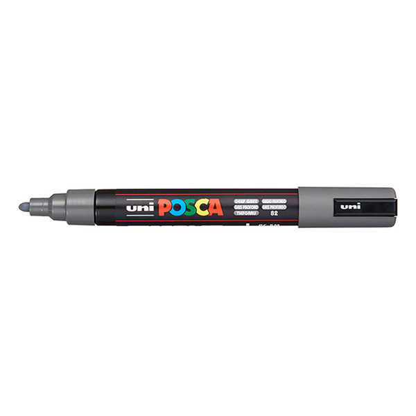 Posca PC-5M acrylmarker diepgrijs (1,8 - 2,5 mm rond) 424485 - 1