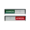 Posta Picto schuifbord aanwezig/afwezig (12,5 x 3 cm) 400290 - 1