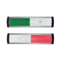 Premium Schuifbord Wit Niet Storen Groen Rood 150x40mm