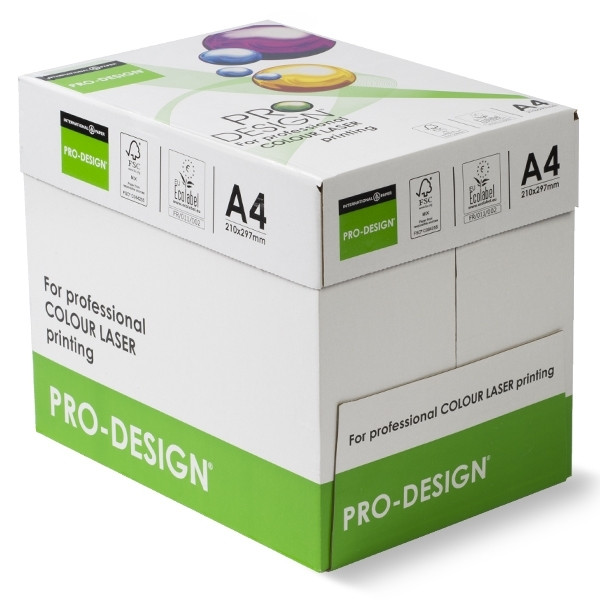 pop Schep gebied Pro-Design papier 1 doos van 1.250 vel A4 - 160 grams Pro-Design 123inkt.nl