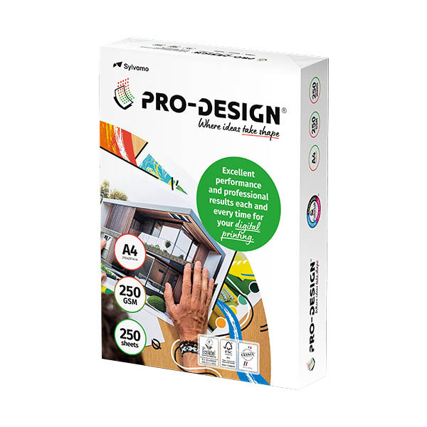 Pro-Design papier 1 pak van 250 vel A4 - 250 grams 069010 - 1