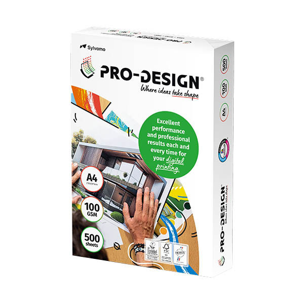 Pro-Design papier 1 pak van 500 vel A4 - 100 grams 069002 - 1