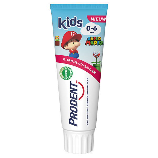Prodent Kids Super Mario tandpasta 0-6 Jaar (75 ml) SPR00071 - 2