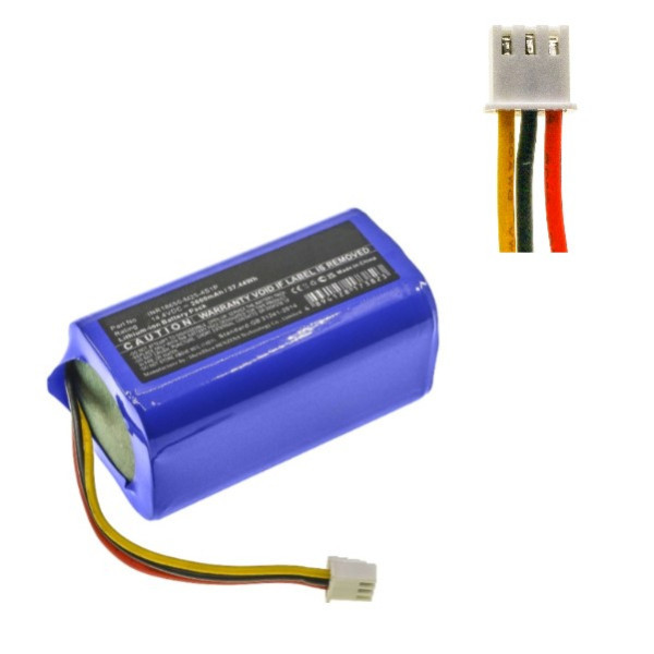 Proscenic INR18650-M25-4S1P accu (14.4 V, 2600 mAh, 123accu huismerk) APR00177 - 1