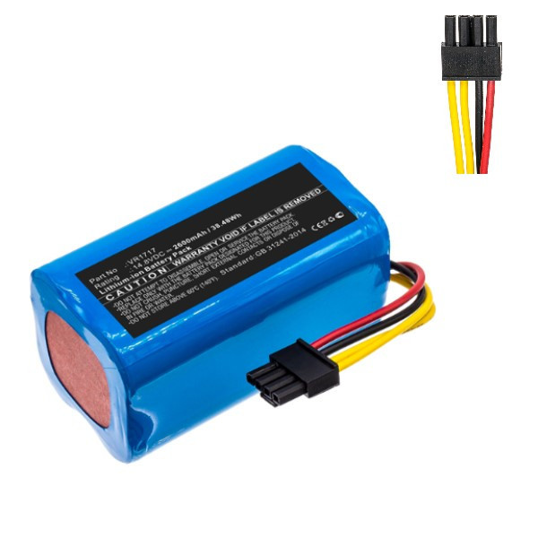 Proscenic / Airrobo VR1717 accu (14.8 V, 2600 mAh, 123accu huismerk) APR00167 - 1