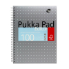 Pukka Pads Editor Metallic notitieboek A4+ gelinieerd 80 grams met spiraal 50 vel 200448 - 1