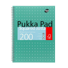 Pukka Pads Jotta Metallic Squared notitieboek A4 geruit 80 grams met spiraal 100 vel 200443 - 1