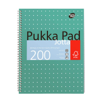 Pukka Pads Jotta Metallic notitieboek A4 gelinieerd 80 grams met spiraal 100 vel 200442