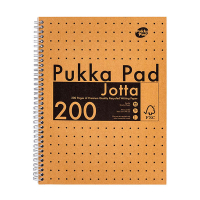 Pukka Pads Kraft Jotta notitieboek A4 gelinieerd 80 grams met spiraal 100 vel 200456