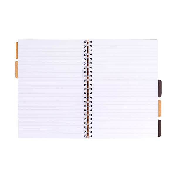 Pukka Pads Kraft Projectboek notitieboek A4 gelinieerd 80 grams met spiraal 100 vel 200457 Pukka Pads Kraft Projectboek notitieboek A4 gelinieerd 80 grams met spiraal 100 vel 200457 - 2