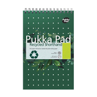 Pukka Pads Recycled Shorthand schrijfblok A4 gelinieerd 80 grams 80 vel met spiraal 200454 Pukka Pads Recycled Shorthand schrijfblok A4 gelinieerd 80 grams 80 vel met spiraal 200454