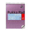 Pukka Pads Shortie Metallic schrijfblok 23,5 x 17,8 cm geruit 80 grams met spiraal 120 vel 200449 Pukka Pads Shortie Metallic schrijfblok 23,5 x 17,8 cm geruit 80 grams met spiraal 120 vel 200449 - 1