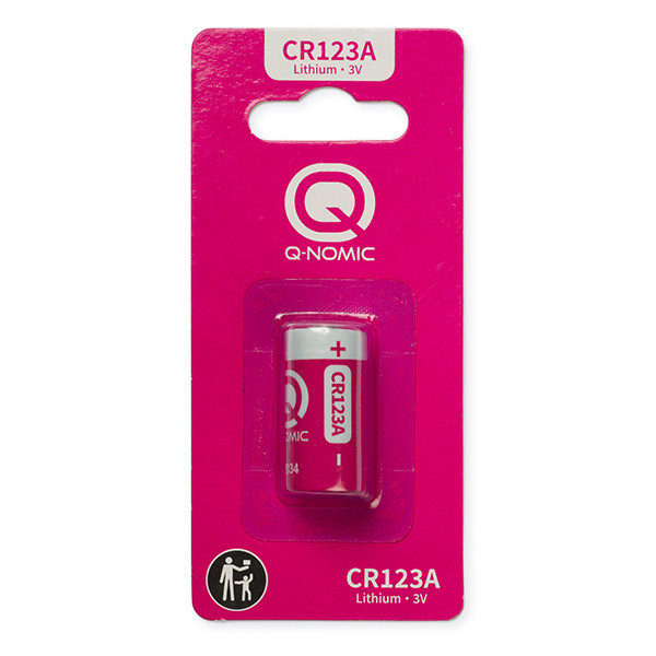 CR123A batterij | Q-Nomic (Lithium, 3V) AQN00008 - 1