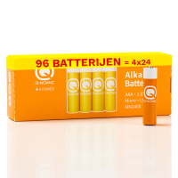 Q-Nomic Power AAA / MN2400 / LR03 Alkaline Batterij (96 stuks) AQN00033