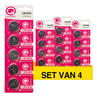Q-Nomic Power CR2450 3V Lithium knoopcel batterij 20 stuks AQN00062