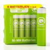 Q-Nomic Power Oplaadbare AAA / HR03 Ni-Mh batterijen (8 stuks, 800 mAh) AQN00097 - 1