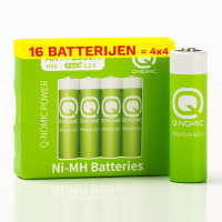 Q-Nomic Power Oplaadbare AA / HR6 Ni-Mh batterijen (16 stuks, 2000 mAh) AQN00093