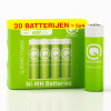 Q-Nomic Power Oplaadbare AA / HR6 Ni-Mh batterijen (20 stuks, 2000 mAh) AQN00094 - 1