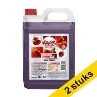 Aanbieding: 2x Raak limonadesiroop aarbei zero (5000 ml)