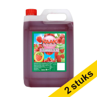 Aanbieding: 2x Raak limonadesiroop framboos (5000 ml)