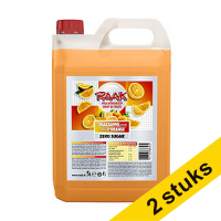 Aanbieding: 2x Raak limonadesiroop sinaasappel zero (5000 ml)
