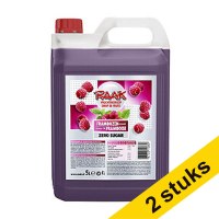 Aanbieding: 2x Raak siroop framboos zero (5000 ml)