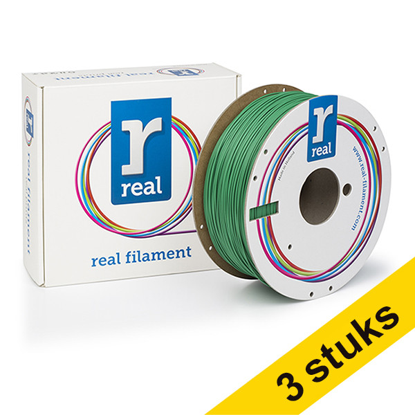 Aanbieding: 3x REAL filament groen 1,75 mm PLA 1 kg 135615 - 1