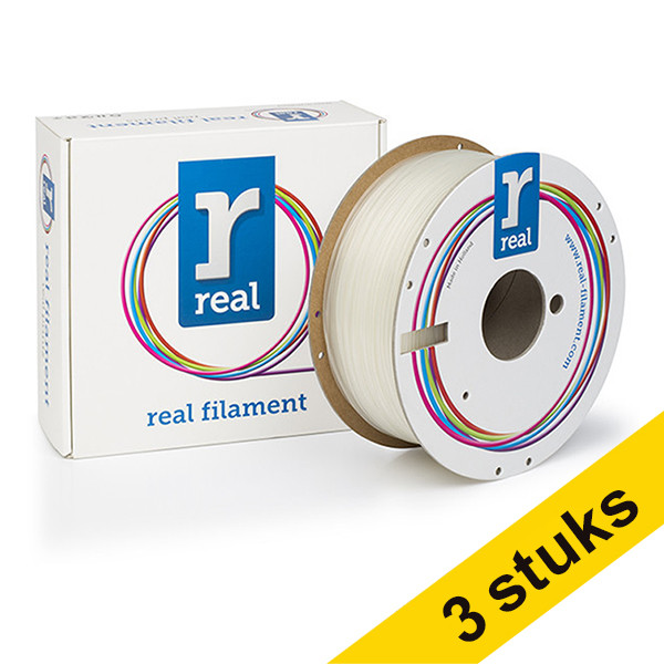 Aanbieding: 3x REAL filament neutraal 1,75 mm PLA 1 kg 135617 - 1
